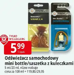 E.Leclerc Odświeżacz samochodowy mini bottle/saszetka z kuleczkami oferta