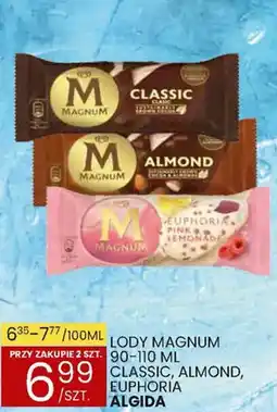 Wafelek LODY MAGNUM CLASSIC, ALMOND, EUPHORIA oferta