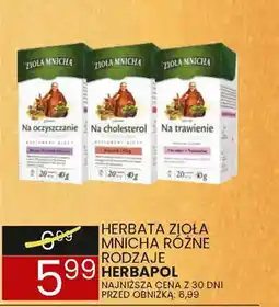 Wafelek HERBATA ZIOŁA MNICHA oferta