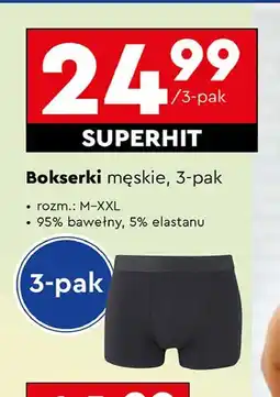 Biedronka Bokserki męskie m-2xl oferta