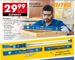 Biedronka Poziomica do armatury 50 x 4.5 2.3 cm Niteo Tools oferta