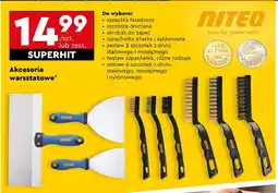 Biedronka Szczotki z drutu stalowego mosiężnego i nylonowego Niteo Tools oferta