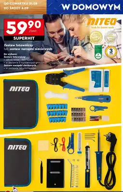 Biedronka Zestaw narzędzi sieciowych Niteo Tools oferta