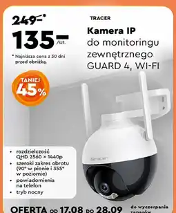 Biedronka Kamera ip guard 4 Tracer oferta