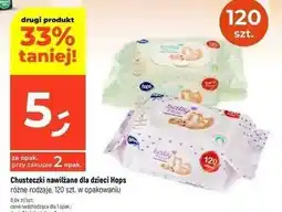 Dealz Chusteczki nawilżane różowe Hops Baby Pure oferta