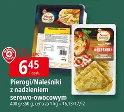 E.Leclerc Naleśniki z nadzieniem serowo-truskawkowym Wiodąca Marka Nasze Specjały oferta