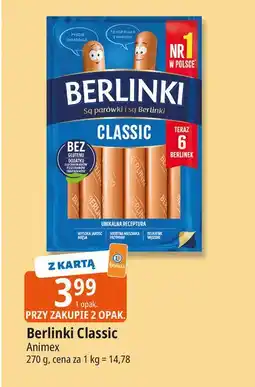 E.Leclerc Parówki classic Morliny Berlinki oferta