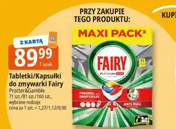 E.Leclerc Tabletki do zmywarki Fairy Platinum Plus oferta