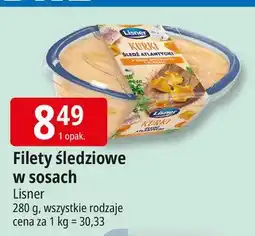 E.Leclerc Filety śledziowe w sosie grzybowym z kurkami Lisner oferta