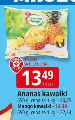 E.Leclerc Mango kawałki Wiodąca Marka Douceur Du Verger oferta