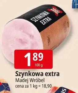 E.Leclerc Kiełbasa szynkowa extra Madej & Wróbel oferta