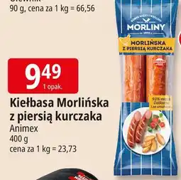 E.Leclerc Kiełbasa morlińska z piersią kurczaka Morliny oferta