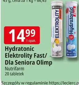 E.Leclerc Hydratonic fast Olimp Labs oferta