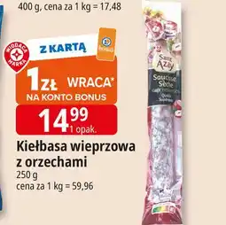 E.Leclerc Kiełbasa z orzechami Wiodąca Marka Saint Azay oferta