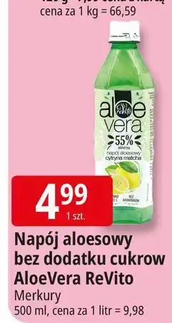 E.Leclerc Napój aloesowy cytryna Revito Aloe Vera oferta
