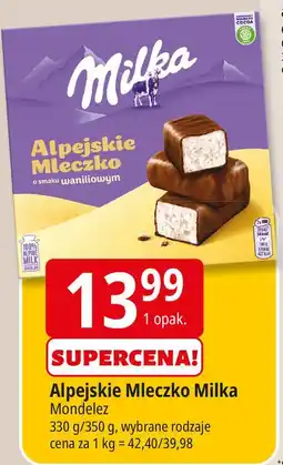 E.Leclerc Czekoladki waniliowe Milka Alpejskie Mleczko oferta