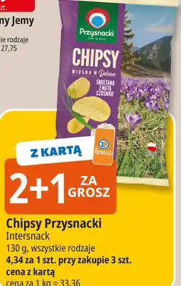 E.Leclerc Chipsy śmietana z nutą czosnku Przysnacki oferta