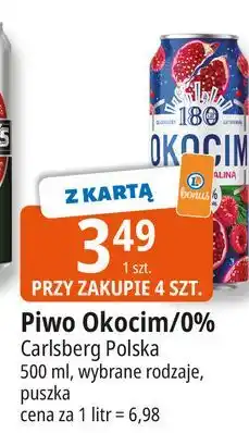 E.Leclerc Piwo Okocim Granat Z Maliną 0% oferta