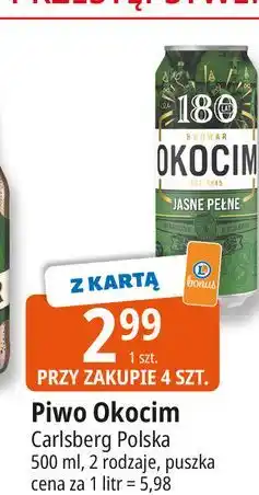 E.Leclerc Piwo Okocim Jasne Okocimskie oferta