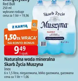 E.Leclerc Woda niegazowana Muszyna Skarb Życia oferta