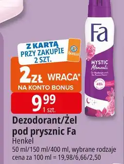 E.Leclerc Żel pod prysznic Fa Mystic Moments oferta
