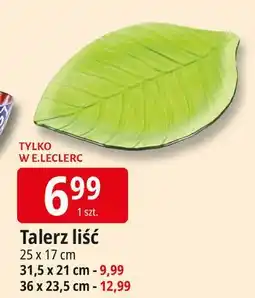 E.Leclerc Talerz liść 36 x 23.5 cm oferta