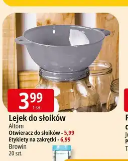 E.Leclerc Etykiety na zakrętki 5 cm Browin oferta
