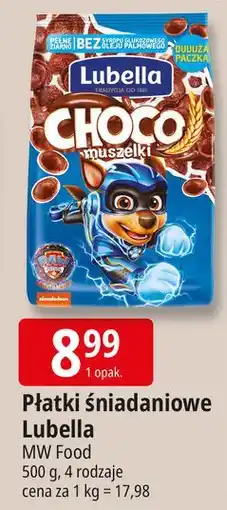 E.Leclerc Płatki choco muszelki Lubella Mlekołaki oferta