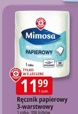 E.Leclerc Ręcznik papierowy Wiodąca Marka Mimosa oferta