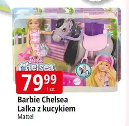 E.Leclerc Lalka barbie chelsea + kucyk Mattel oferta