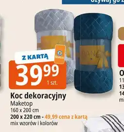 E.Leclerc Koc dekoracyjny 200 x 220 cm oferta