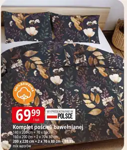 E.Leclerc Komplet pościeli bawełnianej 200 x 220 cm + 2 70 80 oferta