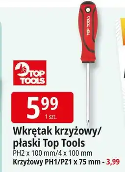 E.Leclerc Wkrętak krzyżowy pz1 x 75 mm Top Tools oferta