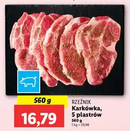 Lidl Karkówka 5 plastrów Rzeźnik oferta