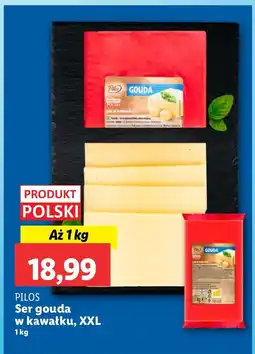 Lidl Ser Gouda w kawałku XXL Pilos oferta