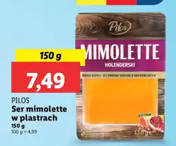 Lidl Ser mimolette w plastrach Pilos oferta