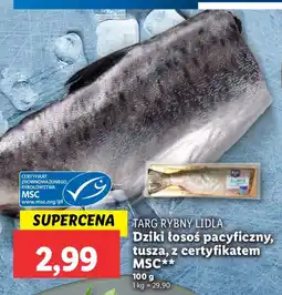Lidl Łosoś Dziki łosoś pacyficzny, tusza TARG RYBNY LIDLA oferta