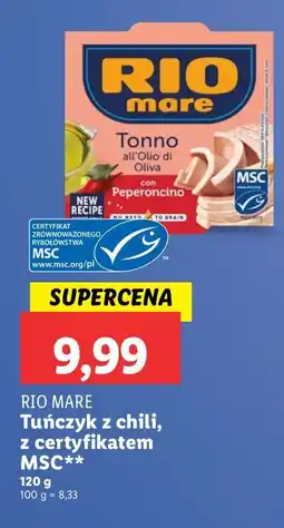 Lidl Tuńczyk z chili Rio Mare oferta