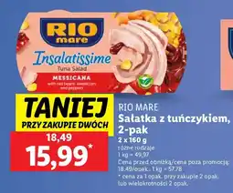 Lidl Sałatka z tuńczykiem Rio Mare oferta