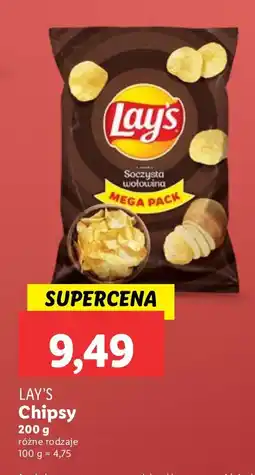Lidl Chipsy Lay's oferta