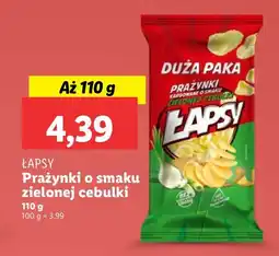 Lidl Prażynki Lapsy o smaku zielonej cebulki oferta
