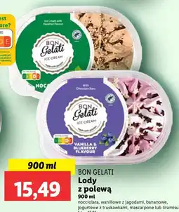 Lidl Lody BON GELATI Lody z polewą oferta