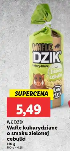 Lidl Wafle WK DZIK Wafle kukurydziane o smaku zielonej cebulki oferta