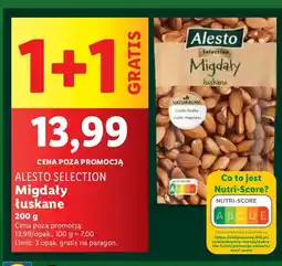 Lidl Migdały ALESTO SELECTION Migdały łuskane oferta