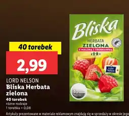 Lidl Herbata zielona Bliska Lord Nelson oferta