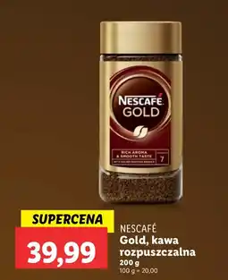 Lidl Kawa rozpuszczalna Nescafe Gold oferta