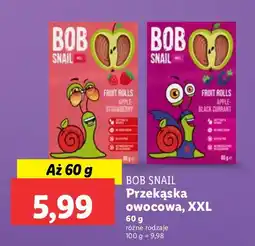 Lidl Przekąska owocowa Bob Snail XXL oferta