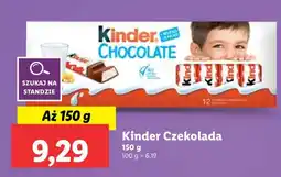 Lidl Czekolada Kinder Chocolate oferta