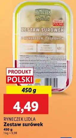 Lidl Zestaw surówek Ryneczek Lidla oferta