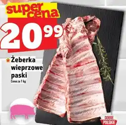 Topaz Żeberka wieprzowe paski bez marki oferta